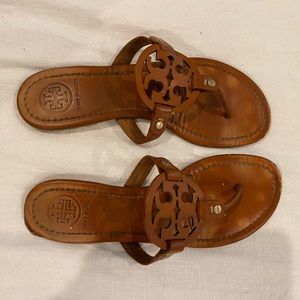 Tory Burch Millers | Dark Brown Leather | 8.5
